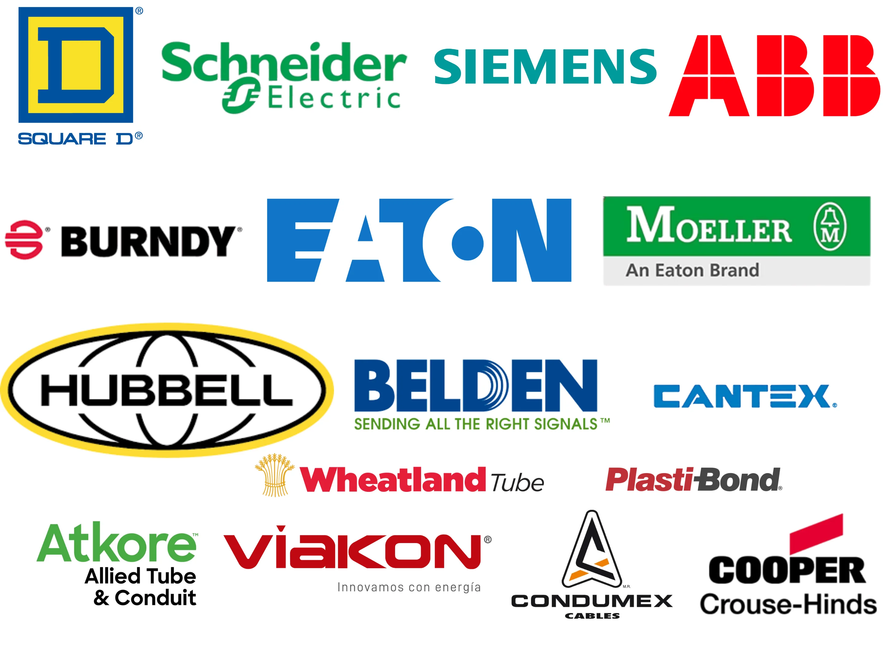 Marcas para Material Eléctrico Industrial